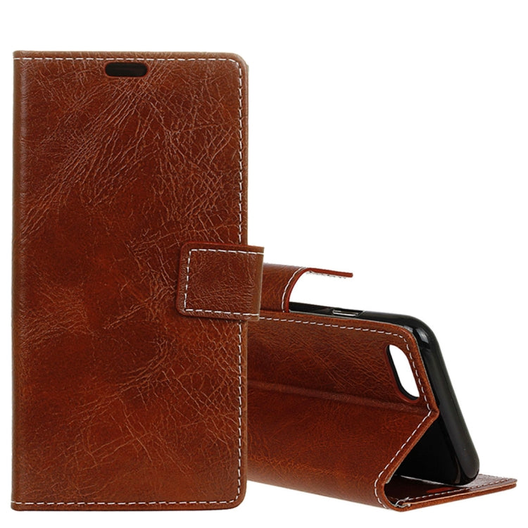 For Huawei  Honor View 10 Retro Crazy Horse Texture Horizontal Flip Leather Case with Holder & Card Slots & Wallet & Photo Frame