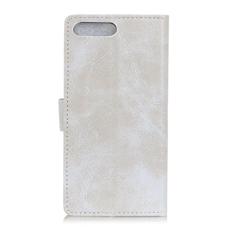 For Huawei Y6 2018 Retro Crazy Horse Texture Horizontal Flip Leather Case with Holder & Card Slots & Wallet & Photo