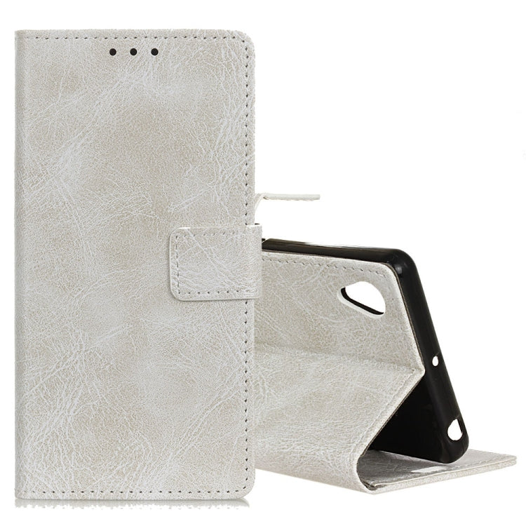 Retro Crazy Horse Texture Horizontal Flip Leather Case for Huawei Honor 8S, with Holder & Card Slots & Photo Frame