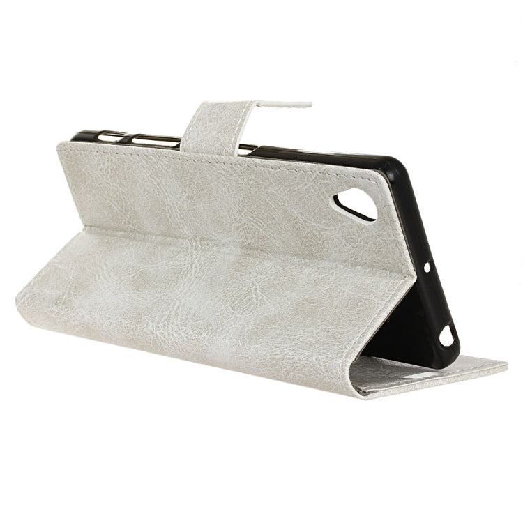 Retro Crazy Horse Texture Horizontal Flip Leather Case for Huawei Honor 8S, with Holder & Card Slots & Photo Frame