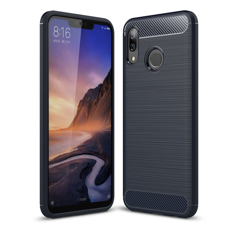 Brushed Texture Carbon Fiber Shockproof TPU Case for Huawei Nova 3