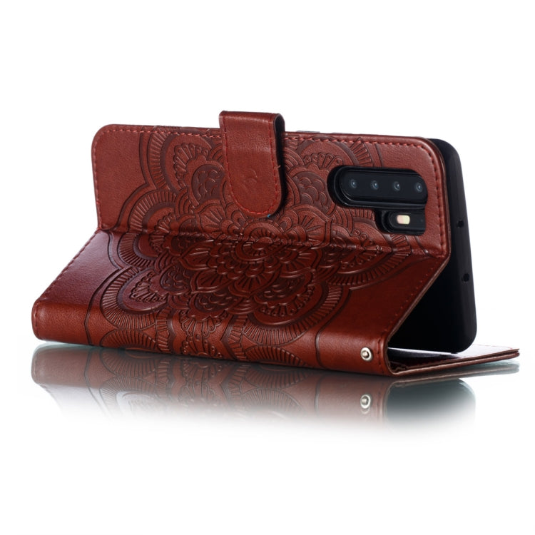 Mandala Embossing Pattern Horizontal Flip Leather Case for Huawei P30 Pro, with Holder & Card Slots & Wallet & Photo Frame