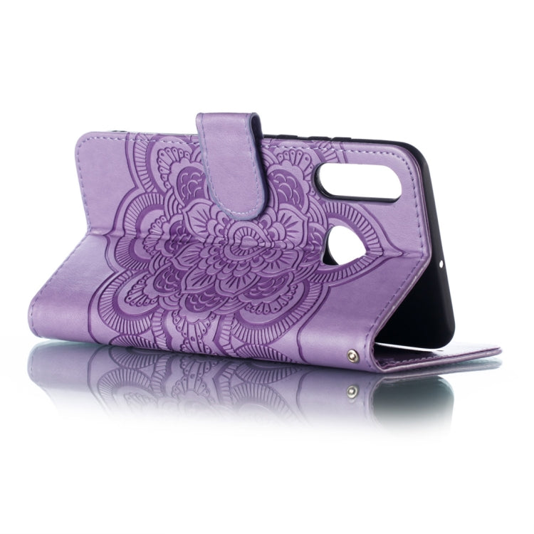 Mandala Embossing Pattern Horizontal Flip Leather Case for Huawei P30 Lite, with Holder & Card Slots & Wallet & Photo Frame