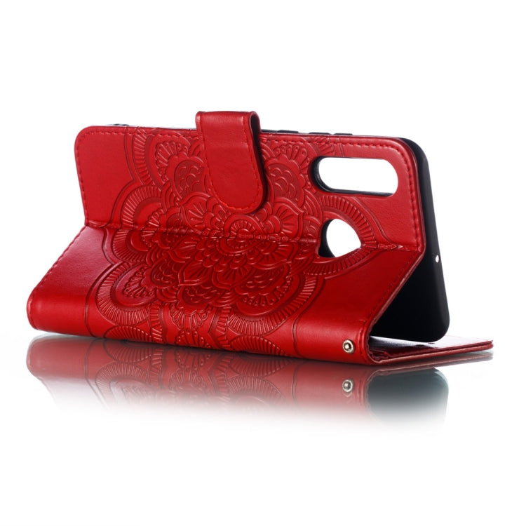 Mandala Embossing Pattern Horizontal Flip Leather Case for Huawei P30 Lite, with Holder & Card Slots & Wallet & Photo Frame