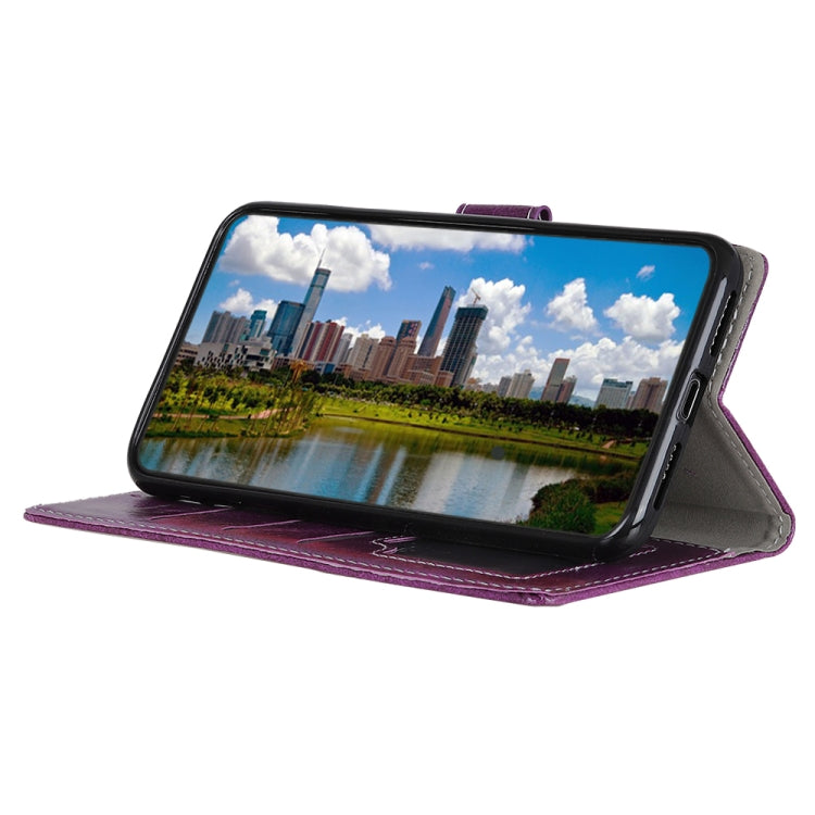 Retro Crazy Horse Texture Horizontal Flip Leather Case for Huawei Y6 (2019), with Holder & Card Slots & Photo Frame