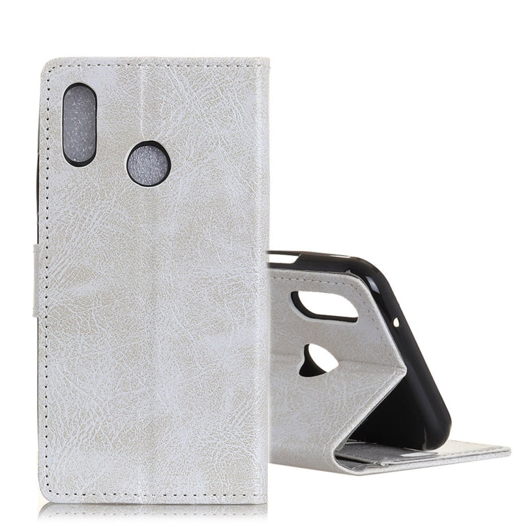 Retro Crazy Horse Texture Horizontal Flip Leather Case for Huawei Y6 (2019), with Holder & Card Slots & Photo Frame