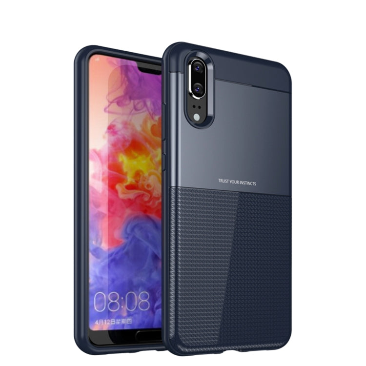 UNBREANK PC + TPU Invisible Airbag Shockproof Protective Case for Huawei P20 (Blue)