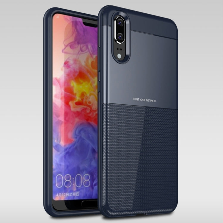 UNBREANK PC + TPU Invisible Airbag Shockproof Protective Case for Huawei P20 (Blue)