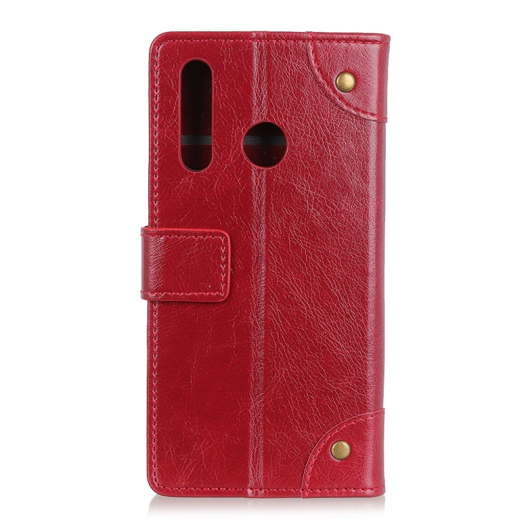 Copper Buckle Nappa Texture Horizontal Flip Leather Case for Huawei Nova 4, with Holder & Card Slots & Wallet