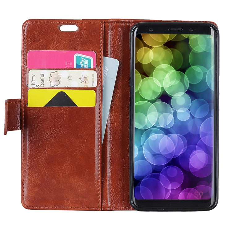 Copper Buckle Nappa Texture Horizontal Flip Leather Case for Huawei Y7 Pro (2019) / Enjoy 9, with Holder & Card Slots & Wallet