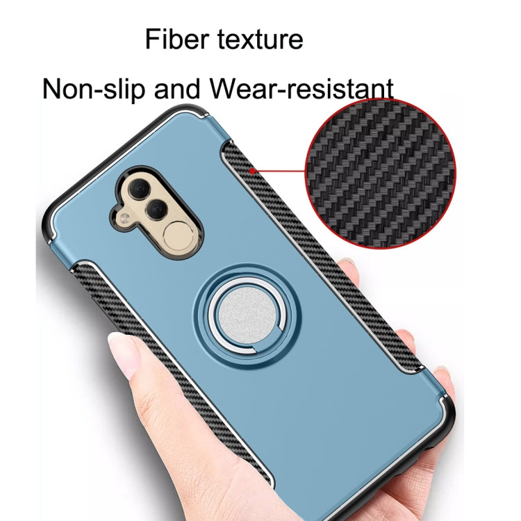 Magnetic 360 Degree Rotation Ring Holder Armor Protective Case for Huawei Mate 20 Lite