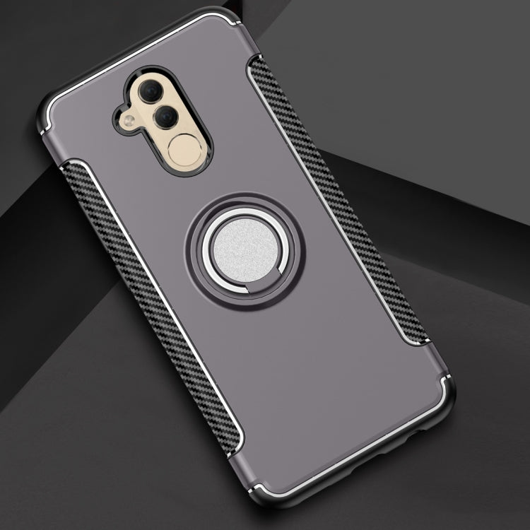 Magnetic 360 Degree Rotation Ring Holder Armor Protective Case for Huawei Mate 20 Lite