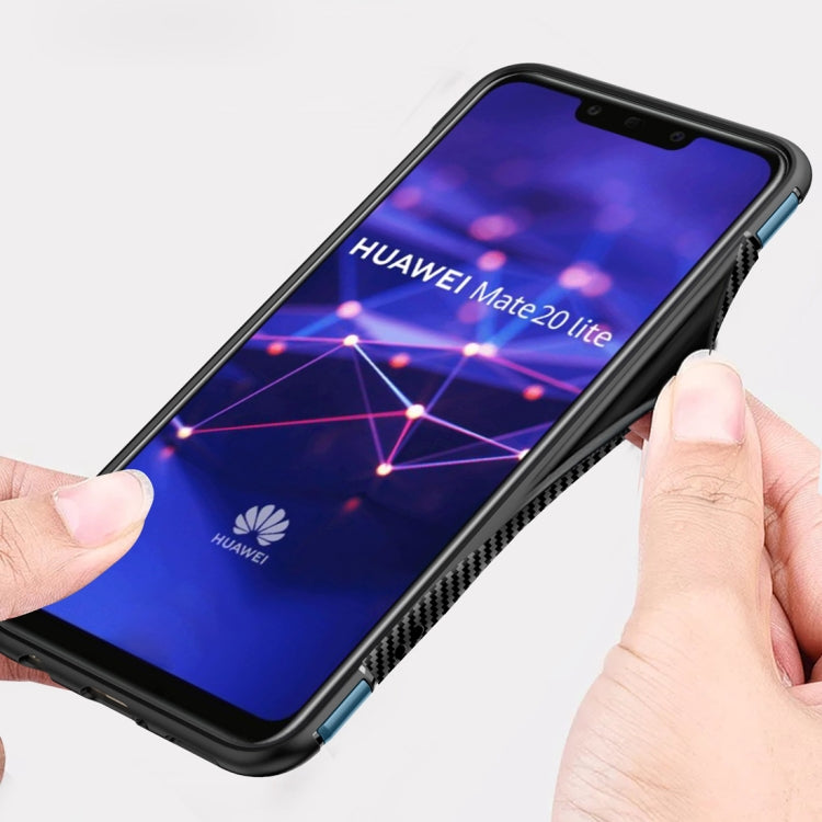 Magnetic 360 Degree Rotation Ring Holder Armor Protective Case for Huawei Mate 20 Lite