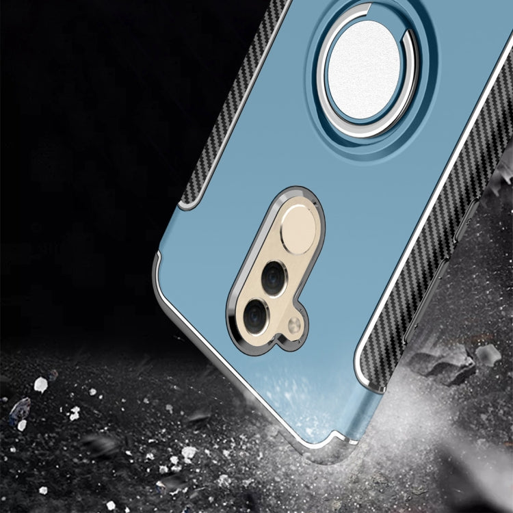 Magnetic 360 Degree Rotation Ring Holder Armor Protective Case for Huawei Mate 20 Lite