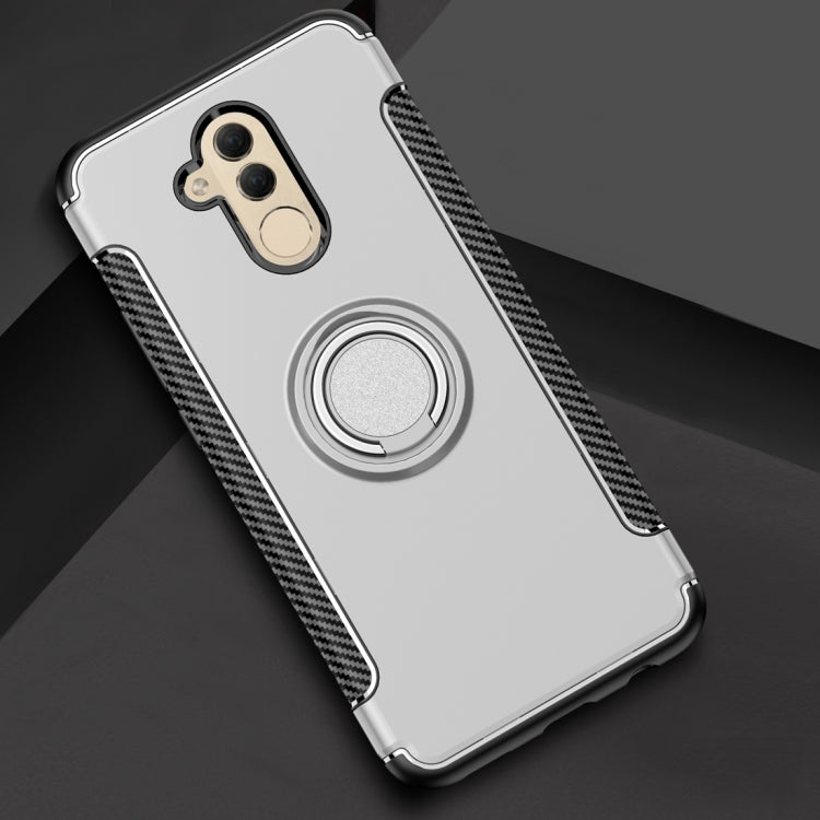Magnetic 360 Degree Rotation Ring Holder Armor Protective Case for Huawei Mate 20 Lite