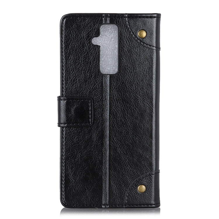 Copper Buckle Nappa Texture Horizontal Flip Leather Case for Huawei Mate 20 Lite, with Holder & Card Slots & Wallet