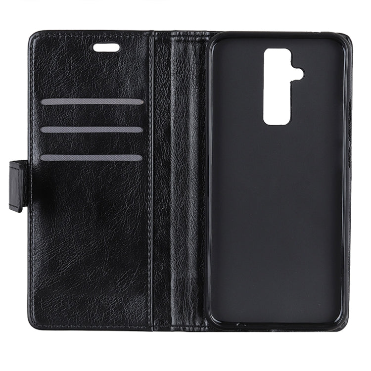 Copper Buckle Nappa Texture Horizontal Flip Leather Case for Huawei Mate 20 Lite, with Holder & Card Slots & Wallet