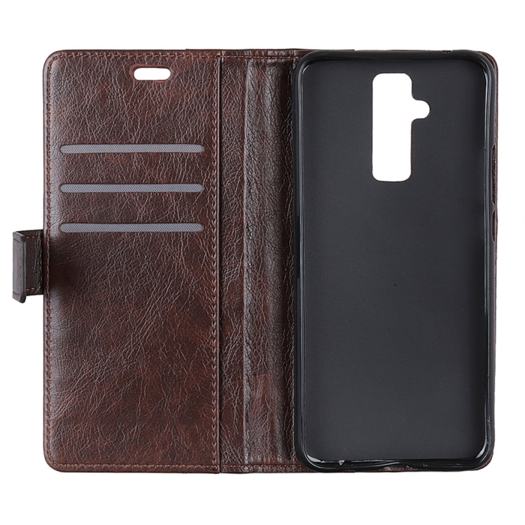 Copper Buckle Nappa Texture Horizontal Flip Leather Case for Huawei Mate 20 Lite, with Holder & Card Slots & Wallet