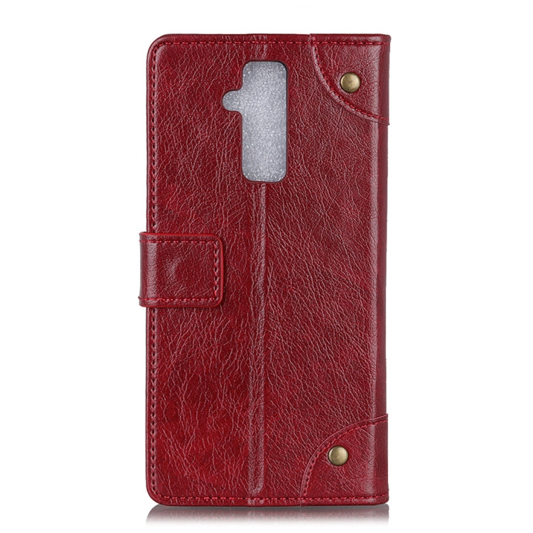 Copper Buckle Nappa Texture Horizontal Flip Leather Case for Huawei Mate 20 Lite, with Holder & Card Slots & Wallet