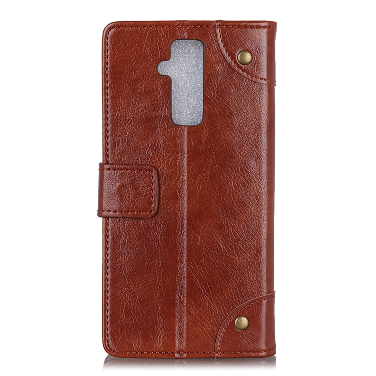 Copper Buckle Nappa Texture Horizontal Flip Leather Case for Huawei Mate 20 Lite, with Holder & Card Slots & Wallet