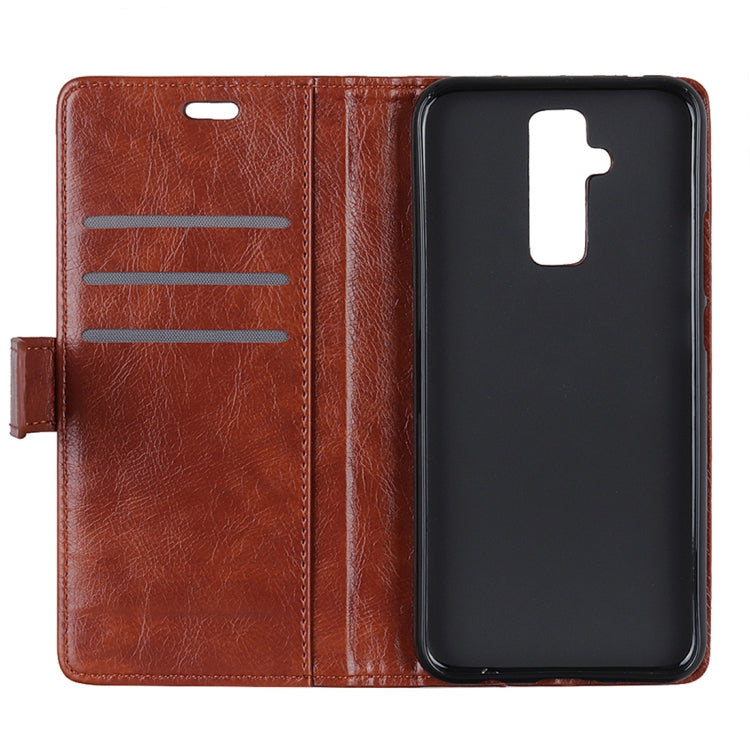 Copper Buckle Nappa Texture Horizontal Flip Leather Case for Huawei Mate 20 Lite, with Holder & Card Slots & Wallet