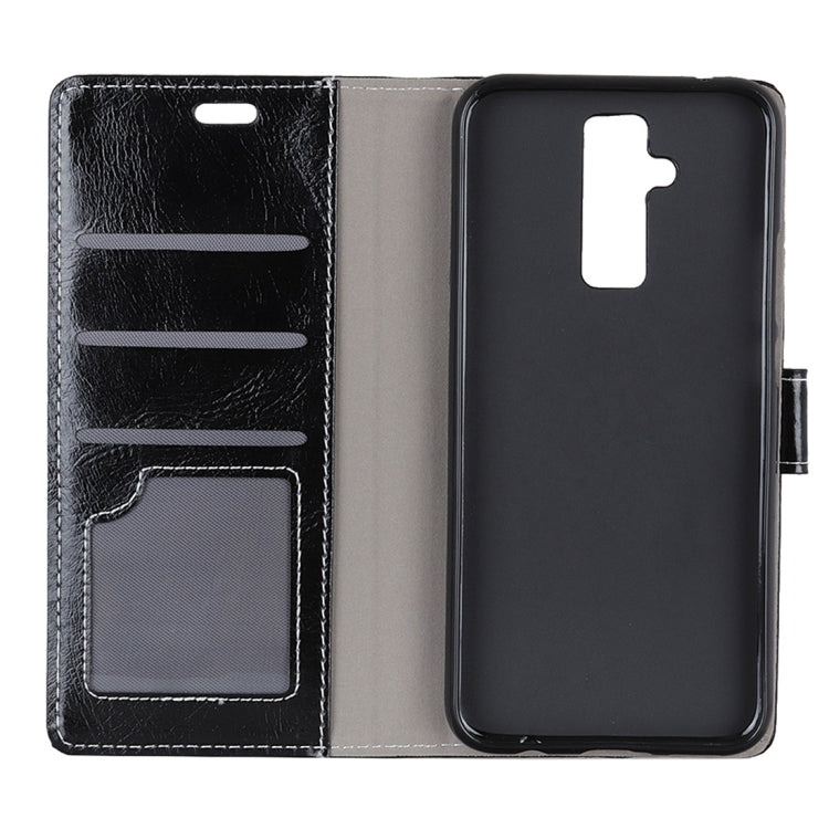 Retro Crazy Horse Texture Horizontal Flip Leather Case for Huawei Mate 20 Lite, with Holder & Card Slots & Photo Frame