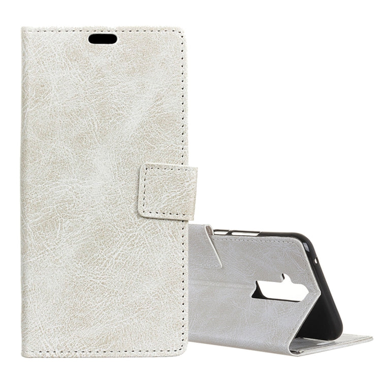 Retro Crazy Horse Texture Horizontal Flip Leather Case for Huawei Mate 20 Lite, with Holder & Card Slots & Photo Frame