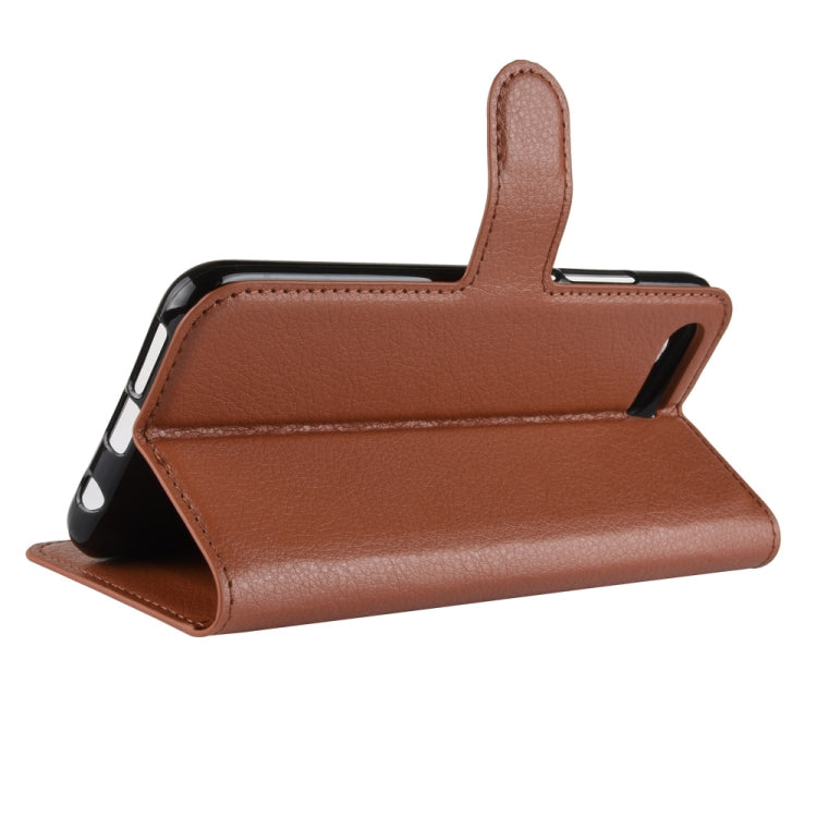 For Huawei Honor 10 Litchi Texture Horizontal Flip PU Leather Case with Holder & Card Slots & Wallet