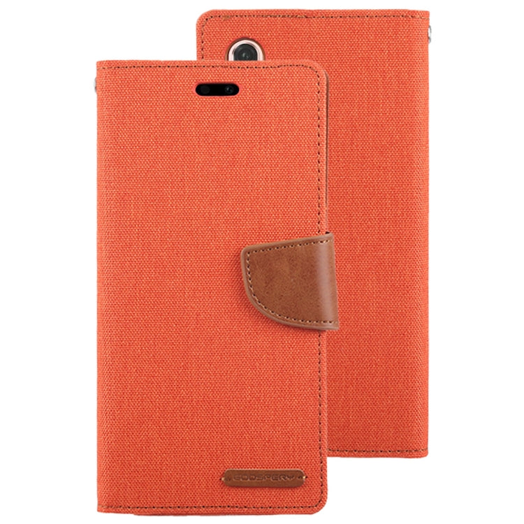 GOOSPERY CANVAS DIARY Canvas Texture Horizontal Flip PU Leather Case for Huawei P20 Pro, with Holder & Card Slots & Wallet