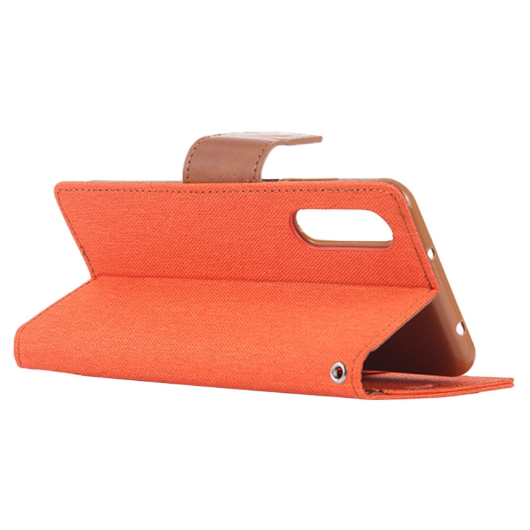 GOOSPERY CANVAS DIARY Canvas Texture Horizontal Flip PU Leather Case for Huawei P20 Pro, with Holder & Card Slots & Wallet