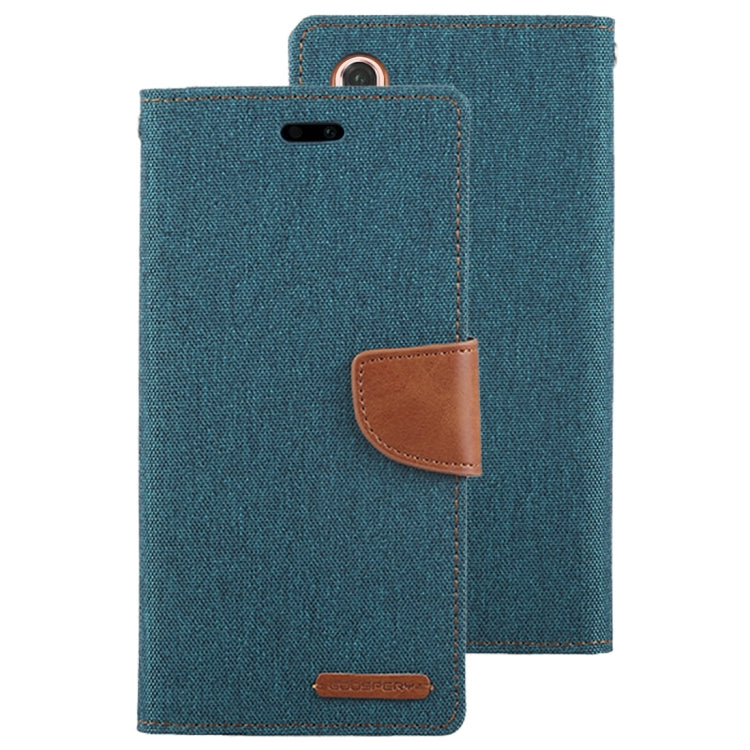 GOOSPERY CANVAS DIARY Canvas Texture Horizontal Flip PU Leather Case for Huawei P20 Pro, with Holder & Card Slots & Wallet