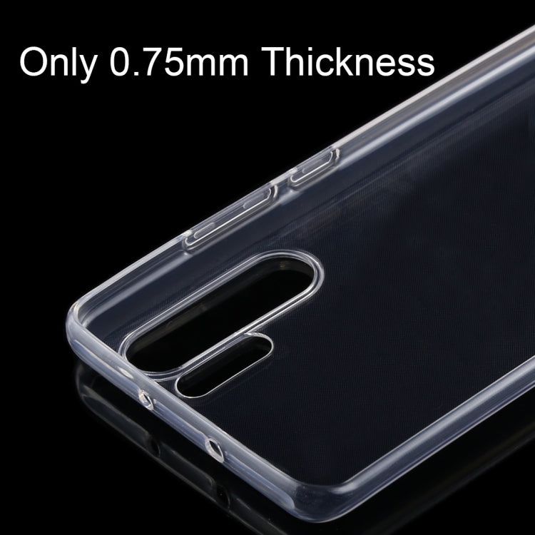 50 PCS 0.75mm Ultrathin Transparent TPU Soft Protective Case for Huawei P30 Pro
