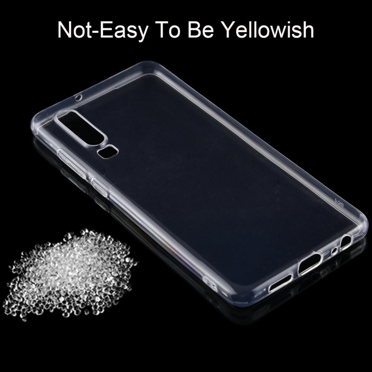 50 PCS 0.75mm Ultrathin Transparent TPU Soft Protective Case for Huawei P30