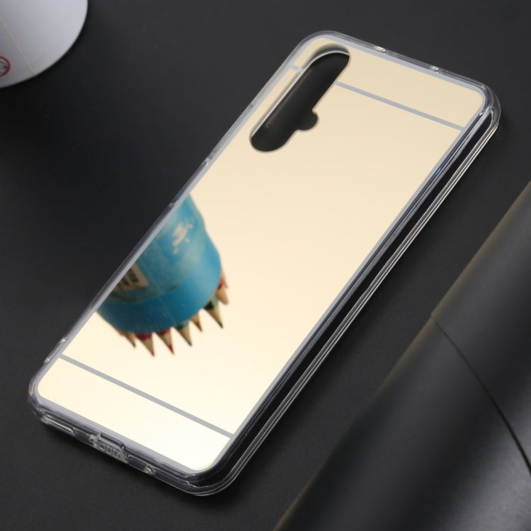 Ultra-thin Electroplating Mirror Acrylic TPU Protective Back Cover Case for Huawei Honor 20