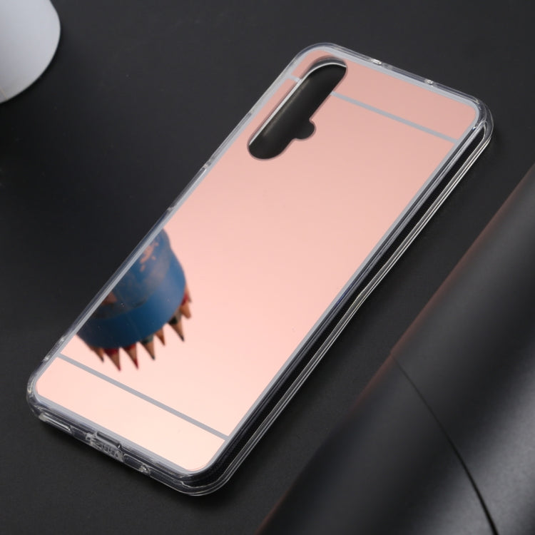 Ultra-thin Electroplating Mirror Acrylic TPU Protective Back Cover Case for Huawei Honor 20