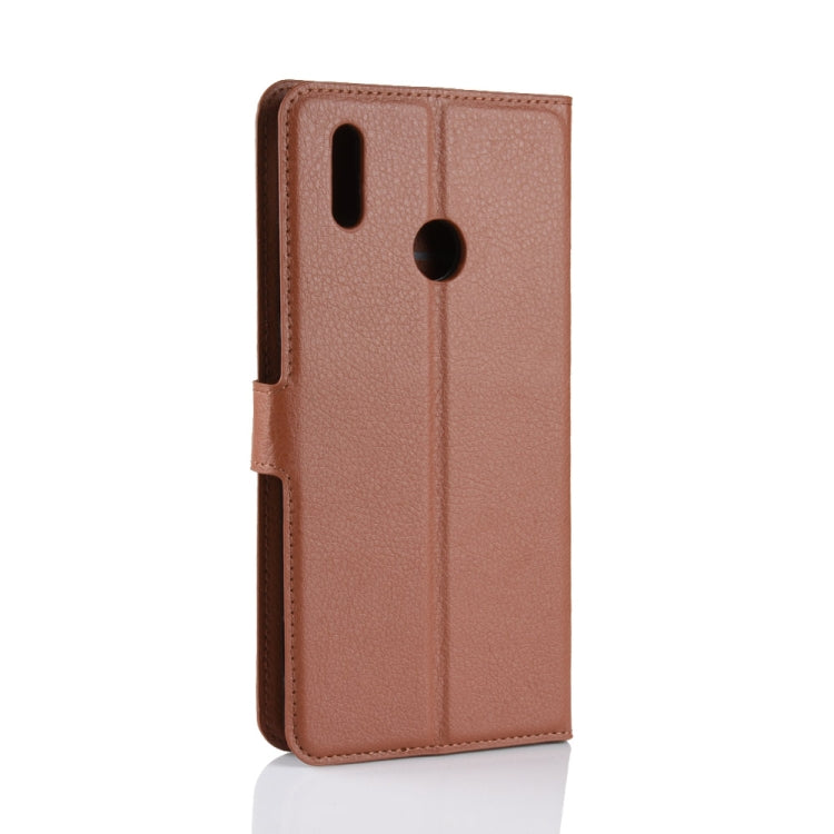 Litchi Texture Horizontal Flip Leather Case for Huawei Honor Note 10, with Wallet & Holder & Card Slots