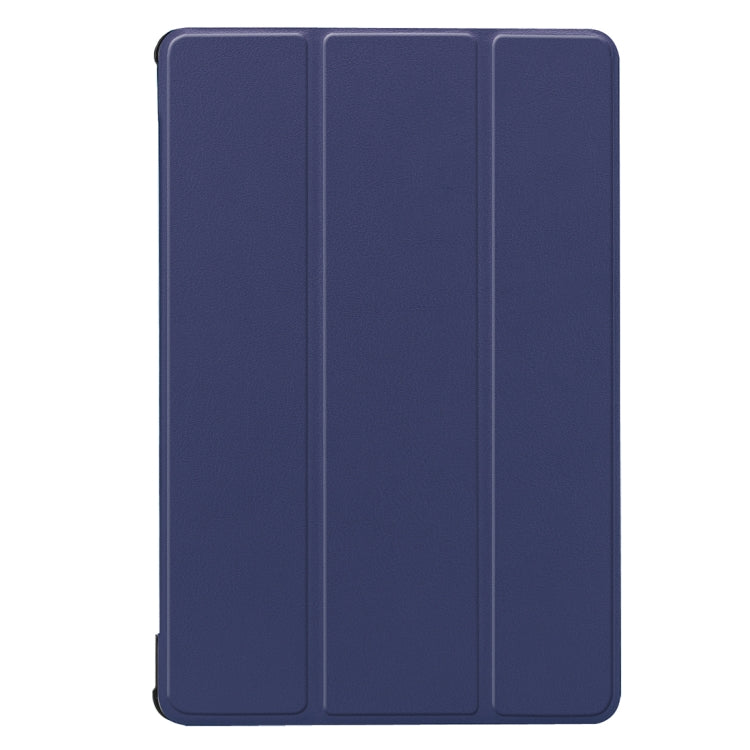 For Huawei  MediaPad M5 10.8 inch Tri-Fold Custer Texture Horizontal Flip PU Leather Protective Case with Holder