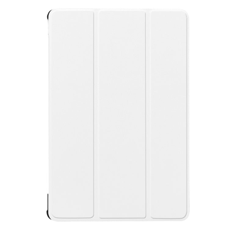 For Huawei  MediaPad M5 10.8 inch Tri-Fold Custer Texture Horizontal Flip PU Leather Protective Case with Holder