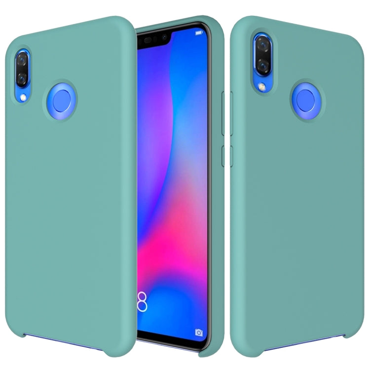 Solid Color Liquid Silicone Dropproof Protective Case for Huawei Nova 3