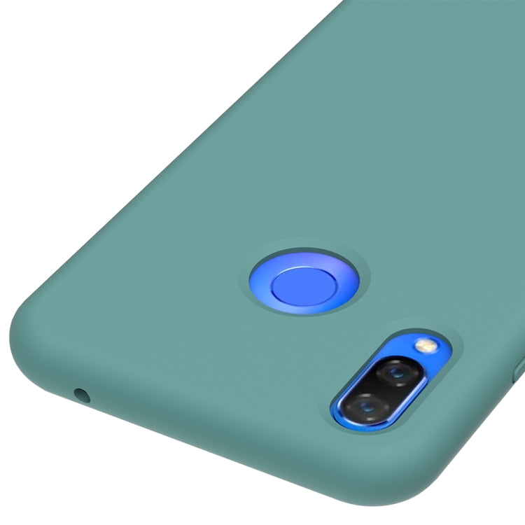 Solid Color Liquid Silicone Dropproof Protective Case for Huawei Nova 3