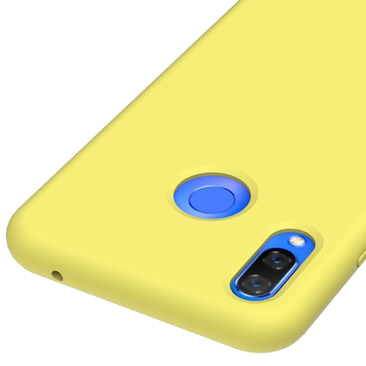 Solid Color Liquid Silicone Dropproof Protective Case for Huawei Nova 3