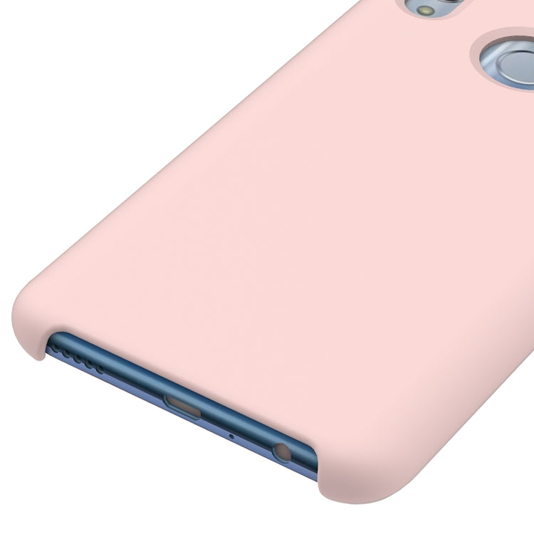 Solid Color Liquid Silicone Dropproof Protective Case for Huawei Honor 10 Lite