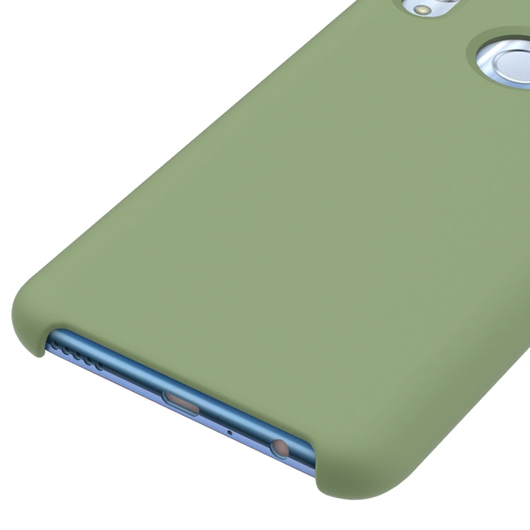 Solid Color Liquid Silicone Dropproof Protective Case for Huawei Honor 10 Lite