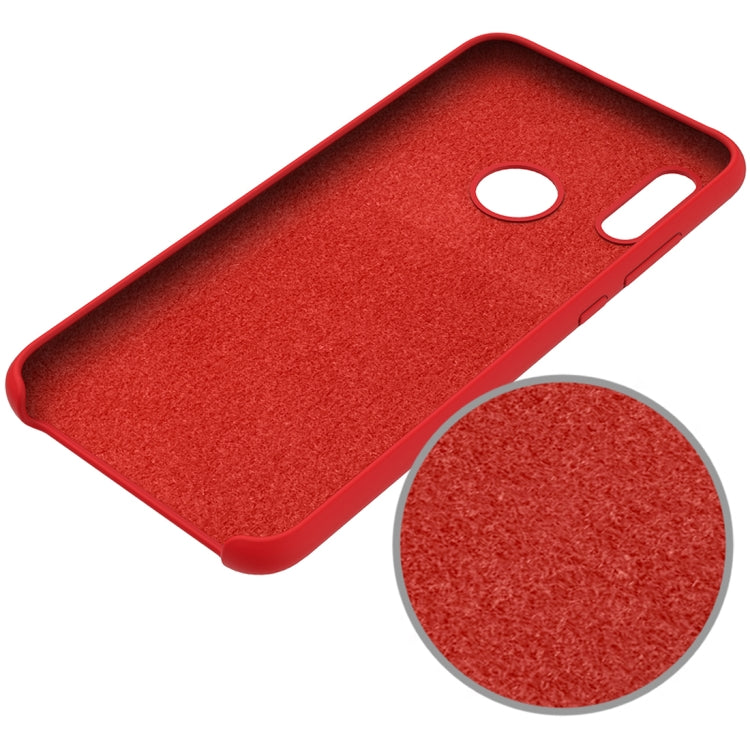 Solid Color Liquid Silicone Dropproof Protective Case for Huawei Honor 10 Lite