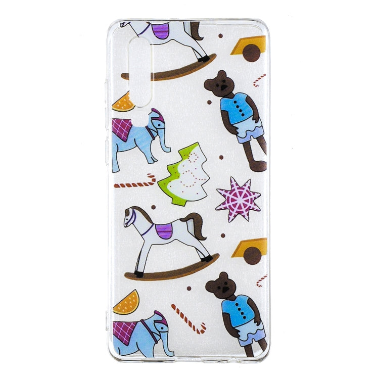 Puppet Toys Pattern Transparent TPU Protective Case for Huawei P30