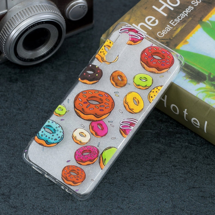 Doughnut Pattern Transparent TPU Protective Case for Huawei P30