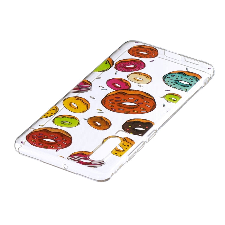Doughnut Pattern Transparent TPU Protective Case for Huawei P30