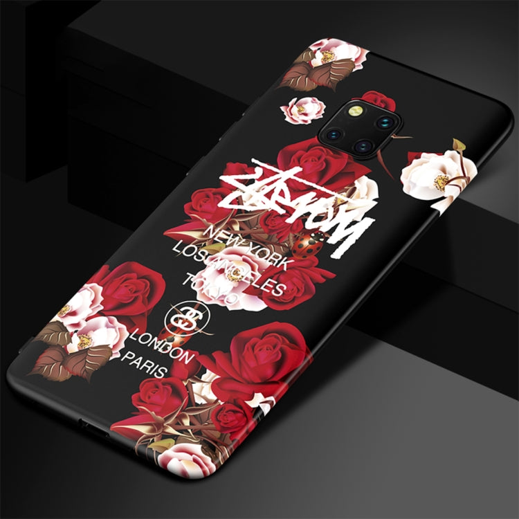 Luminous Rose Pattern TPU Protective Case for Huawei Mate 20 Pro