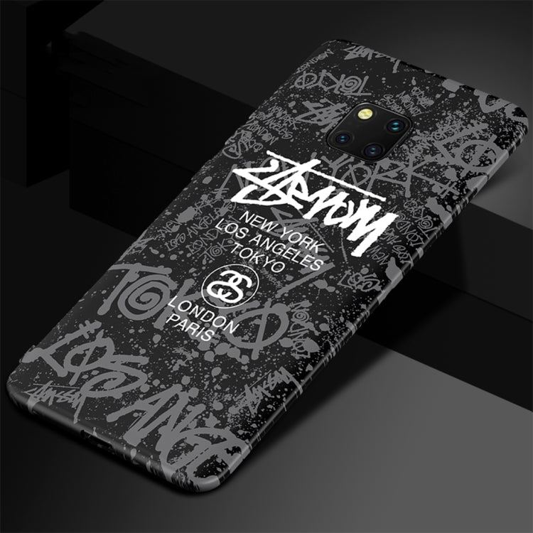 Luminous Gray Mottle Pattern TPU Protective Case for Huawei Mate 20 Pro