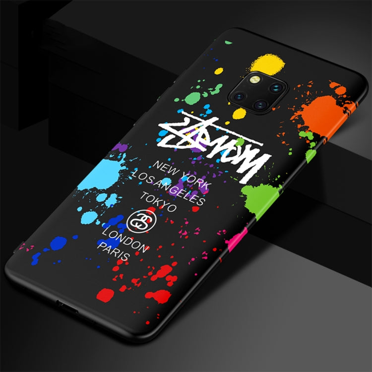 Luminous Doodling Pattern TPU Protective Case for Huawei Mate 20 Pro